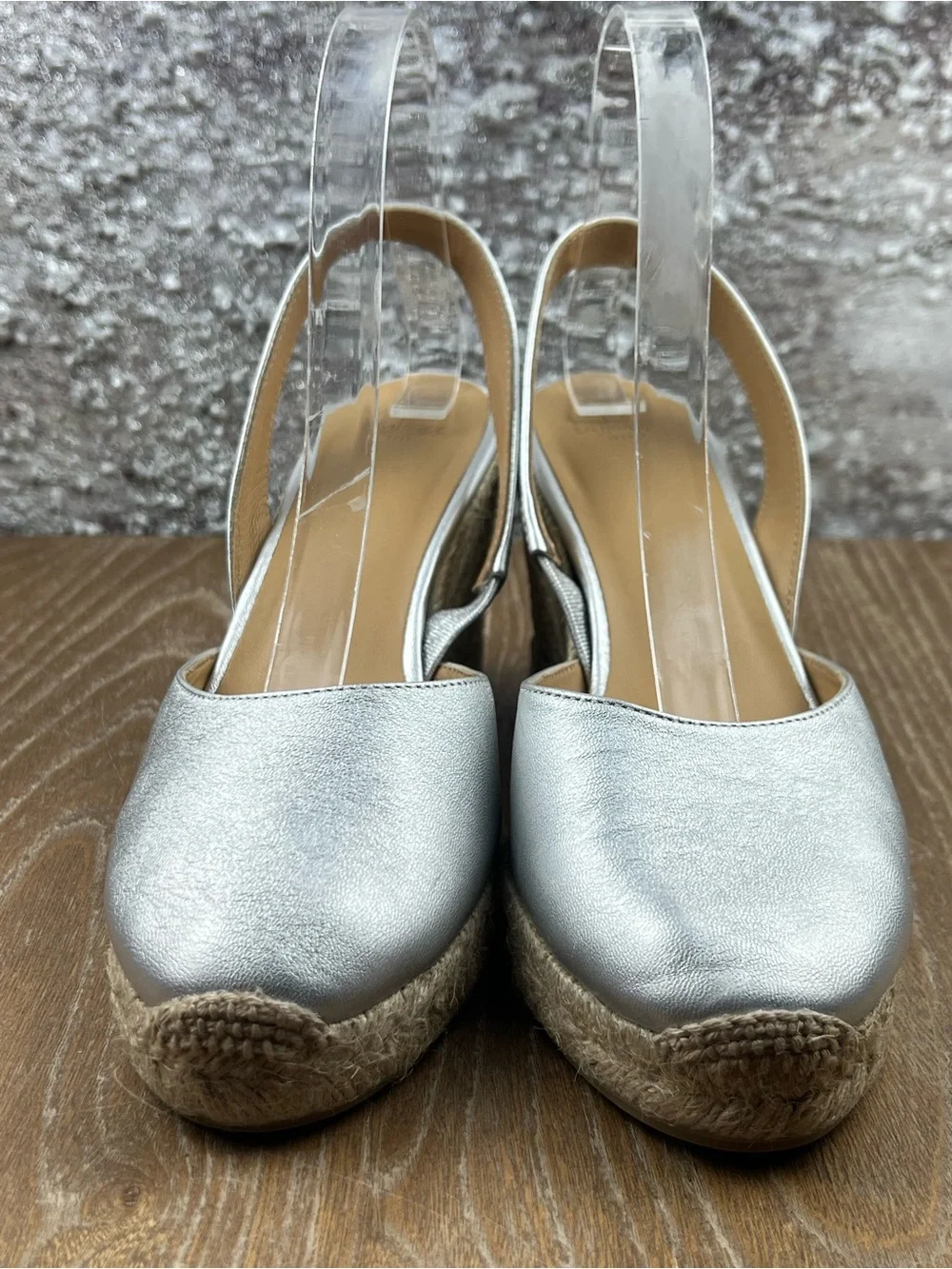 600 CASTAÑER CARISSA espadrlle wedge Espadrille Wedge Slingback Shoes 40